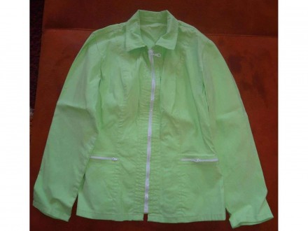 Svetlozelena tanja jakna