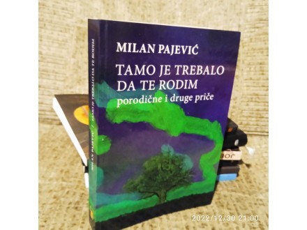 TAMO JE TREBALO DA SE RODIM -  Milan Pajević