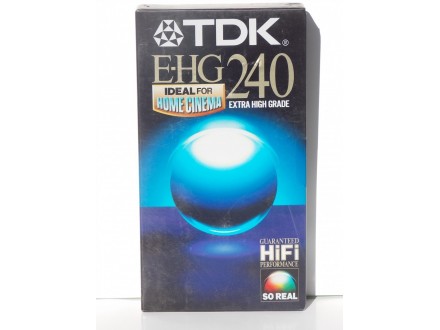 TDK E-HG 240 neraspakovana VHS video kaseta