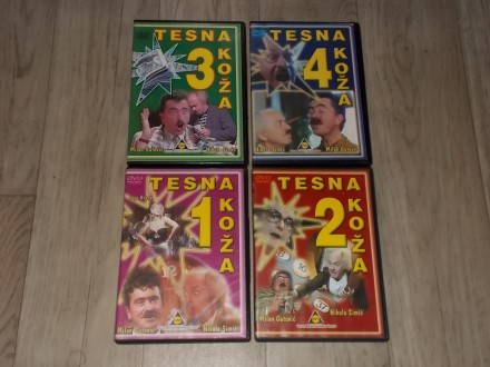 TESNA KOŽA kompletan serijal 1-4 (DVD)