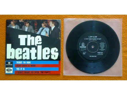 THE BEATLES - Ticket To Ride (EP) Made in Sweden