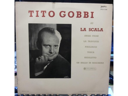 TITO GOBBI - TITO GOBBI AT LA SCALA, LP