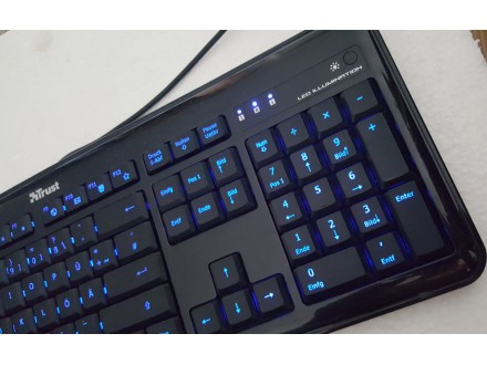 TRUST LED Illuminated Keyboard DE Osvetljena Gejmerska