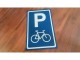 Tabla/znak za parkiranje bicikla slika 1