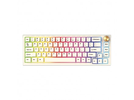 Tastatura gejmerska mehanicka bezicna MAXFIT67 MK858 space edition (Kaith box white switch) FANTECH