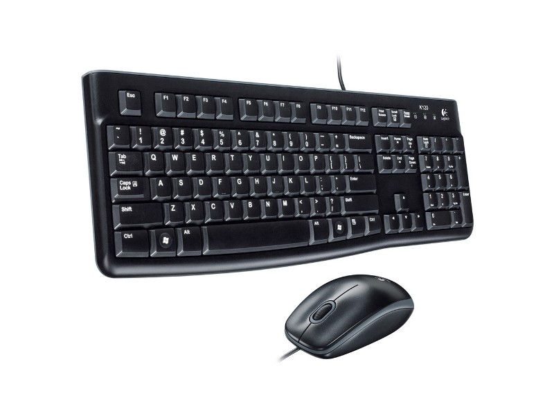 Tastatura i miš Logitech MK120 Wired Desktop -Garancija 2god