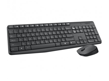 Tastatura i miš Logitech MK235 Wireless Desktop USB Gray YU