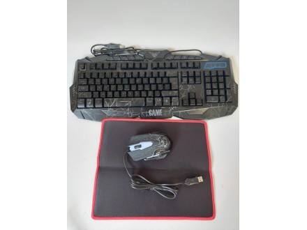 Tastatura i mis za racunar + podloga