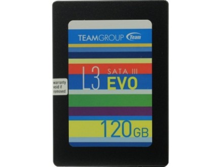 TeamGroup 2.5` 120GB SSD SATA3 L3 EVO 7mm 500/360MB/s T253LE120GTC101