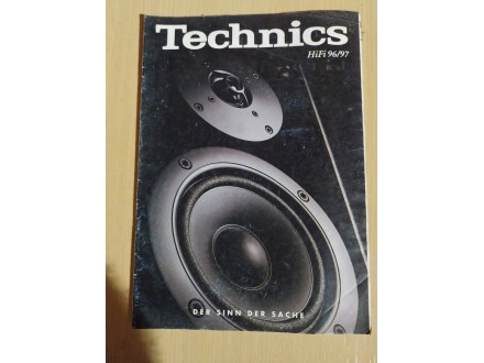 Technics hifi 9697 godina katalog