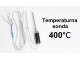 Temperaturna sonda 400℃ - PT100 - 1m - 15cm slika 1
