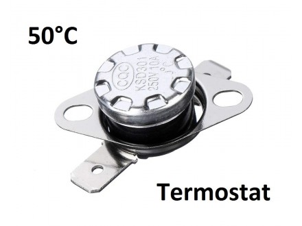 Termostat - 50°C - 10A - 250V - NC