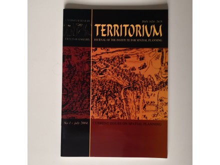Territorium, journal, institute for spatial planning