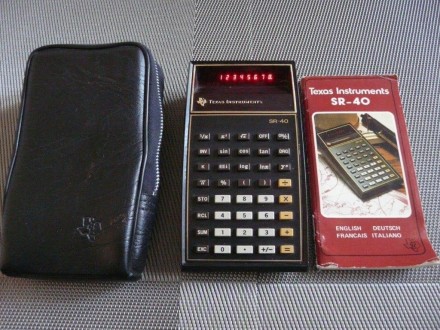 Texas Instruments SR-40 stari kalkulator iz 1976.god.