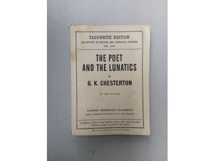 The Poet and The Lunatics - G. K. Chesterton, Retko !!