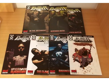 The Punisher Max vol.1-7 softcover