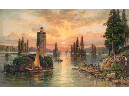 The Thousand Islands, St. Lawrence River (1887) Andrew