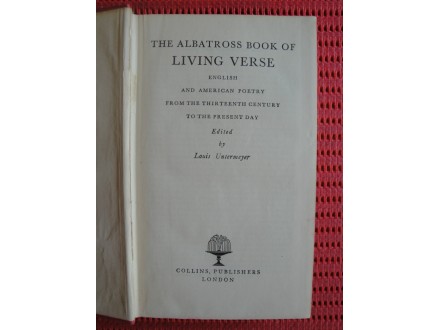 The albatross book of living verse