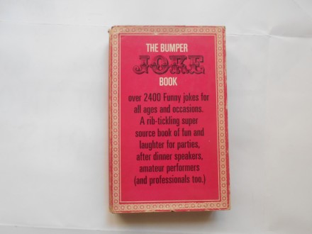 The bumper joke book, over 2400 funny jokes, engleski