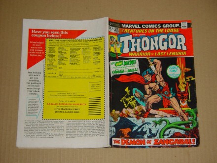 Thongor nr 22 by Marvel, + Gundar