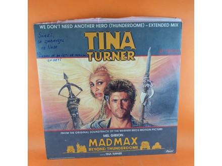 Tina Turner ‎– We Don`t Need Another Hero , Maxi Single