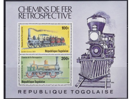 Togo 1979 Lokomotive blok, čisto (**)