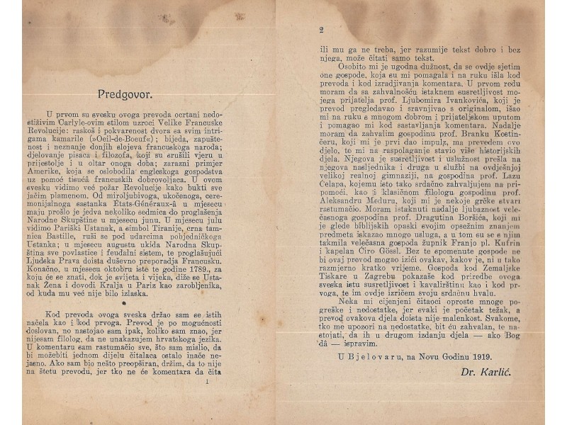 Tomas Karlajl - FRANCUSKA REVOLUCIJA 1. dio (1918)