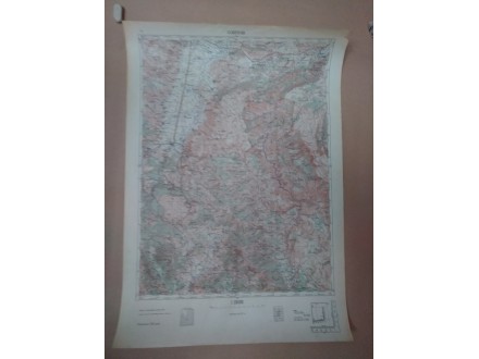 Topografska karta Gostivar