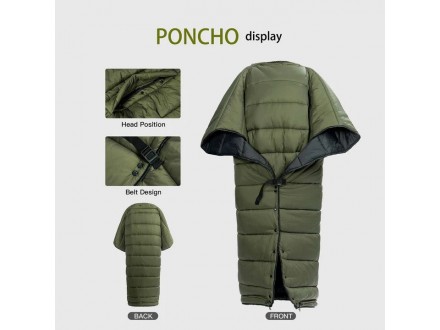 Topquilt Poncho OD Green