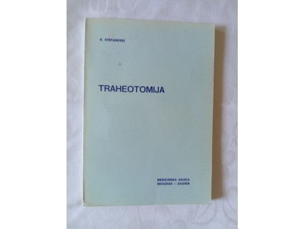 Traheotomija - Prof. dr Božidar Stefanović