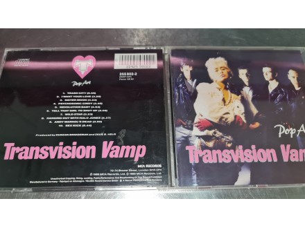 Transvision Vamp - Pop art , ORIGINAL