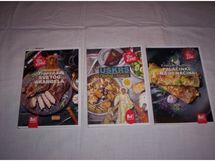 Tri knjige Blic kuvar