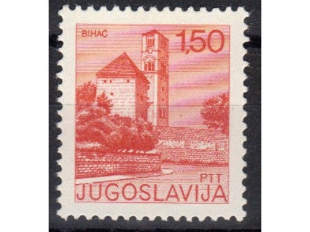 Turistički motivi-1.50 din Bihać 1976.,zup 13 1/4,čisto