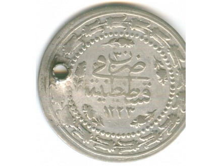 Turska 3 kurush Mahmud II 1223