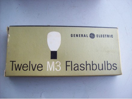 Twelve M3 Flashbulbs - General Electric - novo, 12 kom.