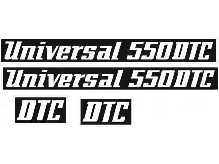UNIVERSAL 550 DTC - -Nalepnice za traktor