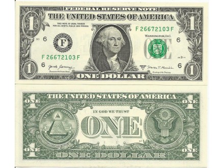USA 1 dollar 2017. UNC F= ATLANTA
