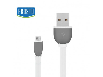 USB 2.0 kabel, USB A- USB micro B,1m USBK-F/WH