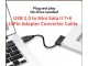 USB 2.0 na Mini Sata II 7+6 13Pin adapter
