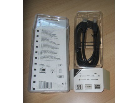 USB 3.0 A-B kabl 3 metra