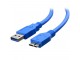 USB 3.0 kabl / A na micro-B konektor / 2m (200cm) slika 1