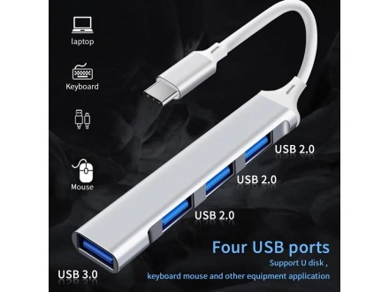 USB HUB 4 Porta USB3.0 ( 3x2.0 i 1x3.0 )