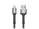 USB data kabal LDNIO LS63 za Iphone lightning 1m sivi slika 1