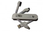USB punjač za mobilne tel. beli