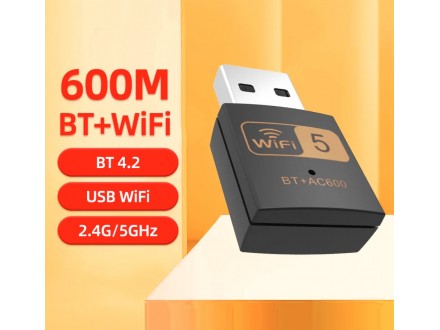 USB za povezivanje sa Internetom 600Mbps+Bluetooth 4.2