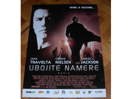 Ubojite namere (John Travolta) - filmski plakat