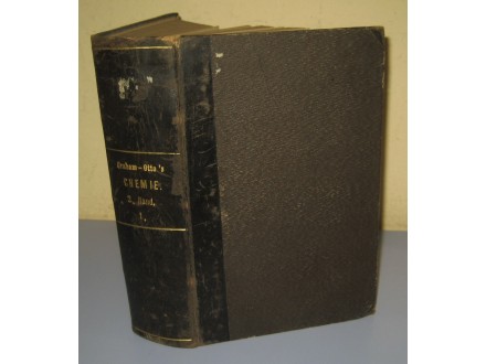 Udžbenik hemije Neorganska hemija nemački 1855 god
