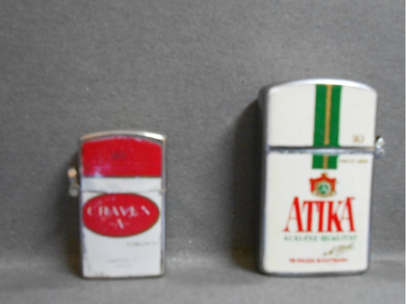Upaljači  i privesci logo cigareta`ATIKA`i`CRAVEN A`