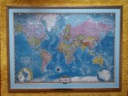 Uramljena slagalica - World map