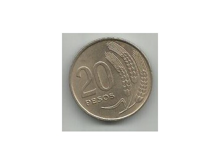 Uruguay Urugvaj 20 pesos  1970.